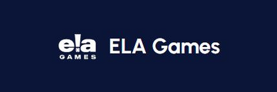 Logo dello studio ELA Games, firma di slot online disponibili in catalogo